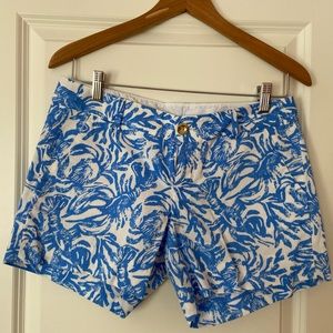 🦞 Lilly Pulitzer EUC White On a Roll Short 🦞